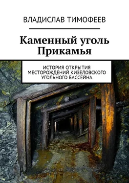 Владислав Тимофеев Каменный уголь Прикамья. История открытия месторождений Кизеловского угольного бассейна обложка книги