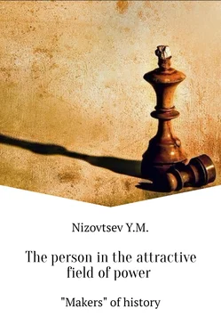 Юрий Низовцев The person in the attractive field of power обложка книги