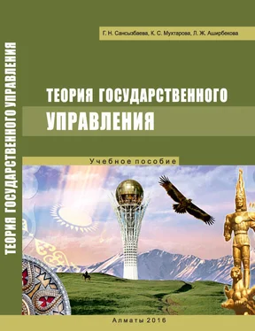 Карлыгаш Мухтарова Теория государственного управления обложка книги