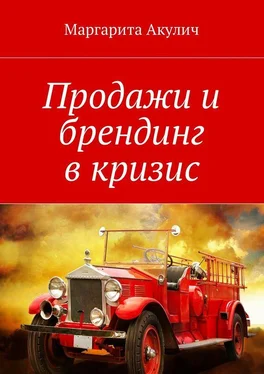 Маргарита Акулич Продажи и брендинг в кризис обложка книги