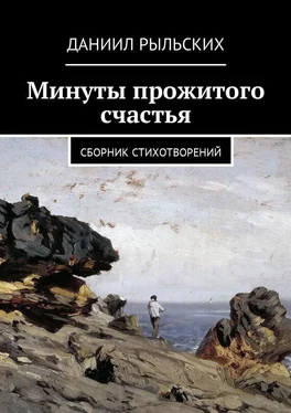 Даниил Рыльских Минуты прожитого счастья. Сборник стихотворений обложка книги