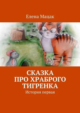 Елена Мацак Сказка про храброго тигренка. История первая обложка книги