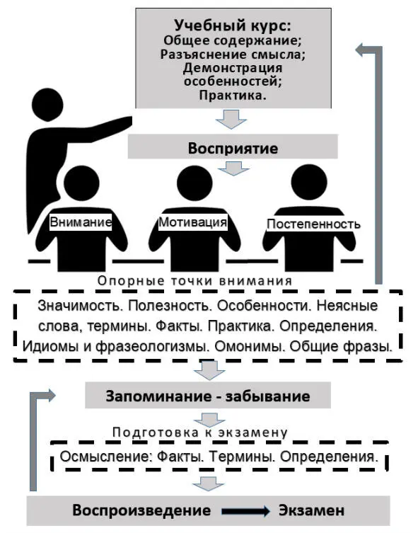 Детализация процесса запоминания через первичное восприятие опорных точек - фото 9