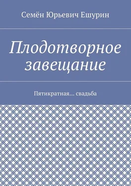 Семён Ешурин Плодотворное завещание. Пятикратная… свадьба обложка книги