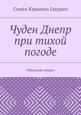 Семён Ешурин Чуден Днепр при тихой погоде. «Мыльная опера» обложка книги