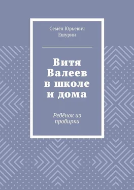 Семён Ешурин Витя Валеев в школе и дома. Ребёнок из пробирки обложка книги