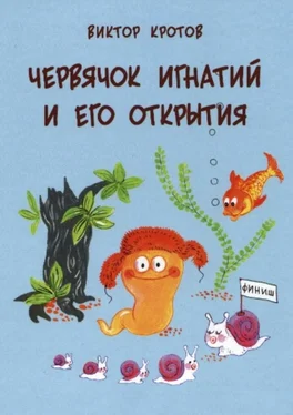 Виктор Кротов Червячок Игнатий и его открытия. 20 сказочных историй обложка книги