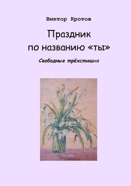 Виктор Кротов Праздник по названию «ты». Свободные трёхстишия обложка книги