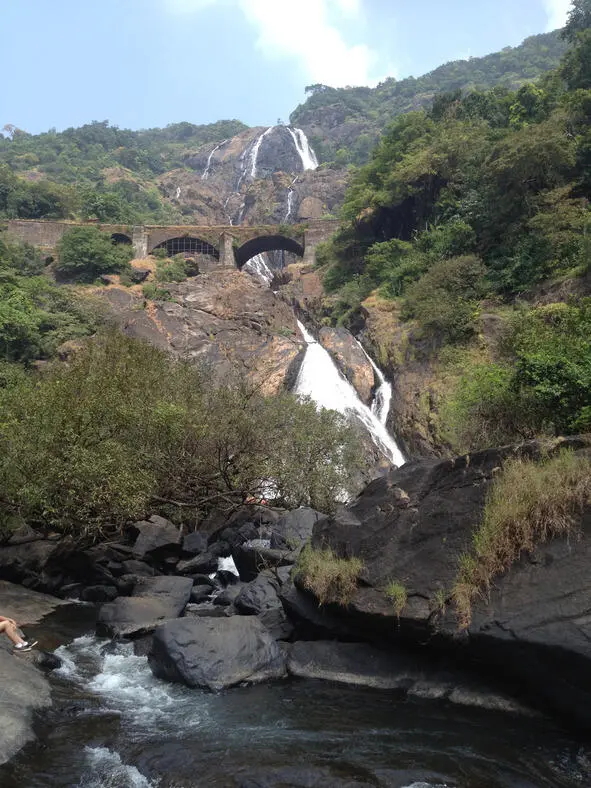 Водопад Дудхсахар 4 Наш йогатур стартанул в Riva hotel Сегодня мы - фото 3