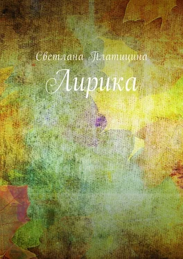 Светлана Платицина Лирика обложка книги