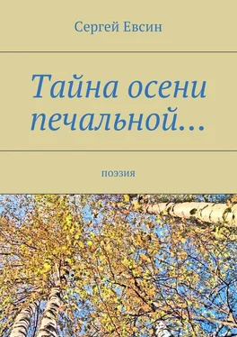 Сергей Евсин Тайна осени печальной… Поэзия обложка книги