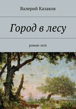 Валерий Казаков Город в лесу. Роман-эссе обложка книги