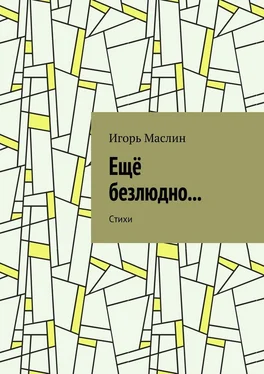 Игорь Маслин Ещё безлюдно… Стихи обложка книги