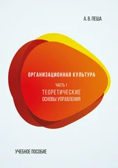Анастасия Пеша - Организационная культура. Часть 1. Теоретические основы управления