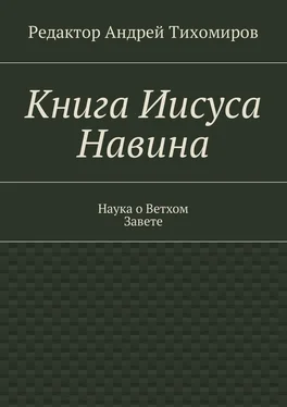 Андрей Тихомиров Книга Иисуса Навина. Наука о Ветхом Завете обложка книги