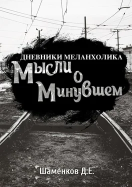 Даниил Шаменков Дневники меланхолика. Мысли о минувшем обложка книги