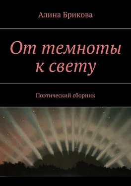 Алина Брикова От темноты к свету. Поэтический сборник обложка книги