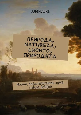 Алёнушка Природа, natureza, luonto, природата. Nаture, doğa, naturaleza, agwa, nature, ბუნება обложка книги