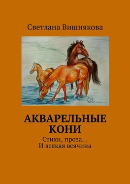 Светлана Вишнякова Акварельные кони. Стихи, проза… И всякая всячина обложка книги