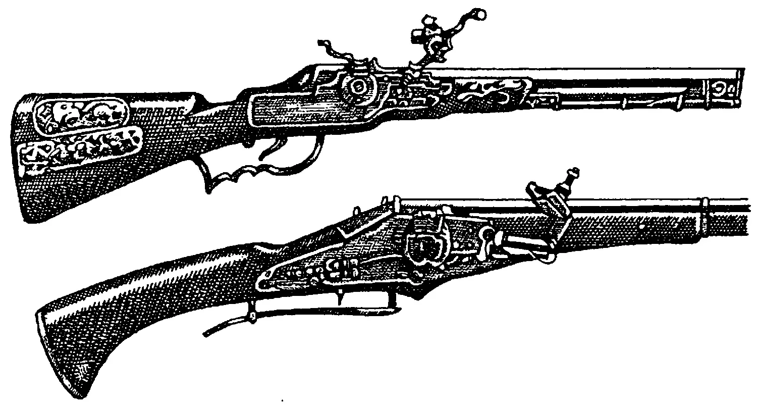 Мушкеты с колесцовыми замками Так появился первый предшественник современного - фото 27