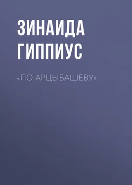 Зинаида Гиппиус «По Арцыбашеву» обложка книги