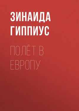 Зинаида Гиппиус Полёт в Европу обложка книги