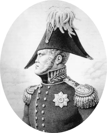 Великий князь Константин Павлович Гравюра с оригинала ПР Виньерона 1810е - фото 3