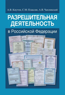 Александр Чаплинский Разрешительная деятельность в Российской Федерации обложка книги