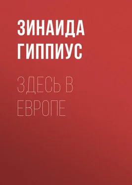 Зинаида Гиппиус Здесь в Европе обложка книги