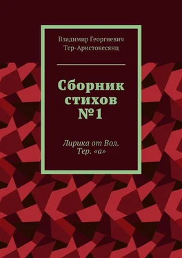 Владимир Тер-Аристокесянц Сборник стихов №1. Лирика от Вол. Тер. «а» обложка книги