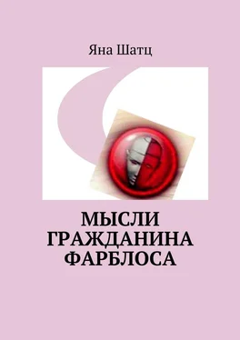 Яна Шатц Мысли гражданина Фарблоса обложка книги