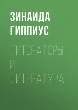 Зинаида Гиппиус Литераторы и литература обложка книги