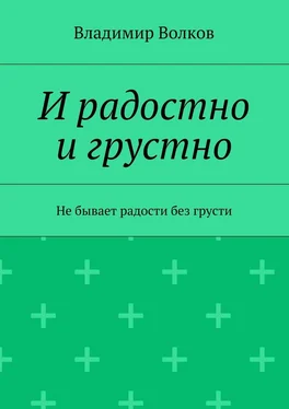 Владимир Волков И радостно и грустно обложка книги