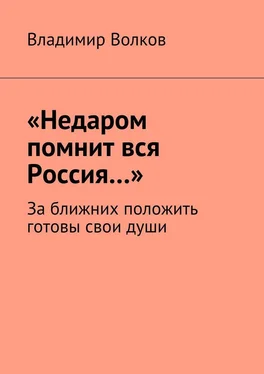 Владимир Волков «Недаром помнит вся Россия…». За ближних положить готовы свои души