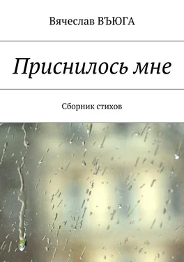 Вячеслав Въюга Приснилось мне. Сборник стихов обложка книги