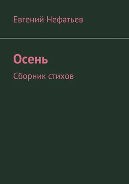 Евгений Нефатьев Осень. Сборник стихов обложка книги