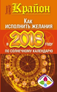 Тамара Шмидт Крайон. Как исполнить желания в 2018 году по солнечному календарю обложка книги