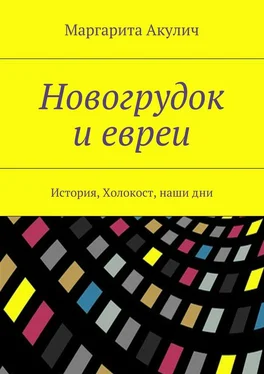 Маргарита Акулич Новогрудок и евреи. История, Холокост, наши дни обложка книги