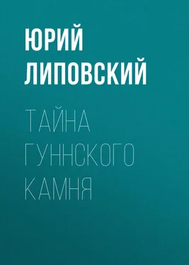 Юрий Липовский Тайна гуннского камня обложка книги