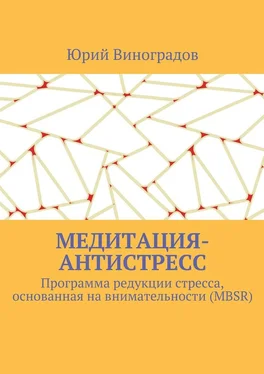 Юрий Виноградов Медитация-антистресс. Программа редукции стресса, основанная на внимательности (MBSR) обложка книги