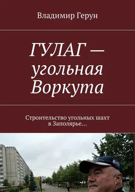 Владимир Герун ГУЛАГ – угольная Воркута. Строительство угольных шахт в Заполярье… обложка книги