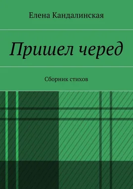 Елена Кандалинская Пришёл черёд. Сборник стихов обложка книги