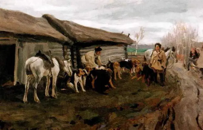 Сбор на охоту 1900е Саратовский государственный художественный музей имени - фото 21