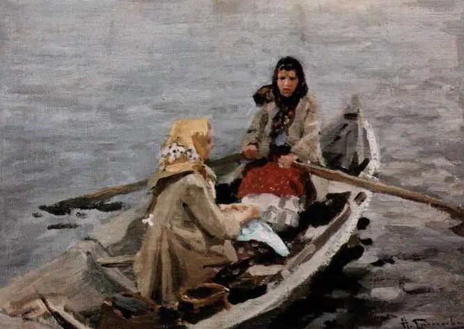 В лодке 19001910 Иркутский областной художественный музей имени ВП - фото 45