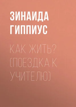 Зинаида Гиппиус Как жить? (Поездка к учителю) обложка книги