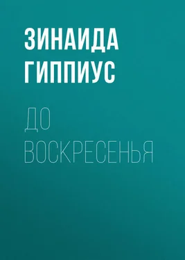 Зинаида Гиппиус До воскресенья обложка книги