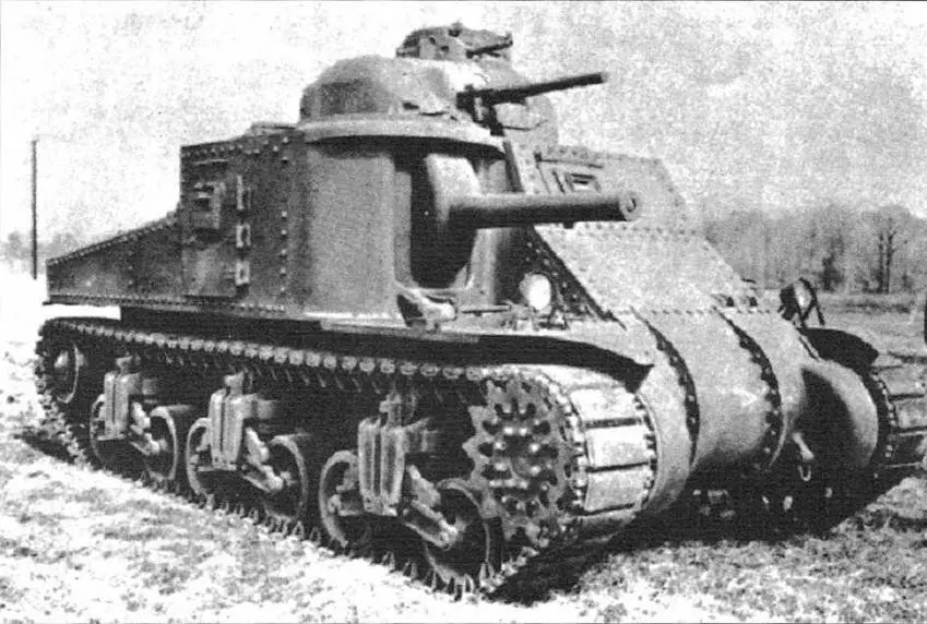 Средний танк M3А5 Lee выпуска 1942 г с клёпаным корпусом фирмы Baldwin - фото 34