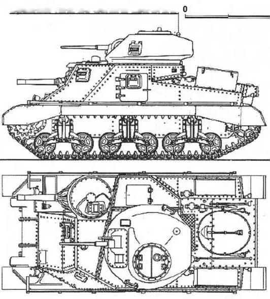 Средний танк М3 General LeeGrant Grant I Кроме базовой модели М3 в США - фото 35