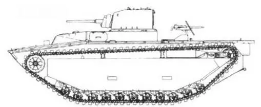LVTA1 LVTA4 Плавающий танк LVTA1 1944 г Тактикотехнические - фото 86