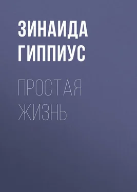 Зинаида Гиппиус Простая жизнь обложка книги